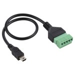 Переходник штеккер mini-USB (M) на 5-ти контактную клемму