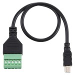Переходник штеккер mini-USB (M) на 5-ти контактную клемму