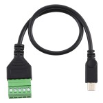 Переходник штеккер micro-USB (M) на 5-ти контактную клемму