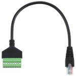 Переходник штеккер RJ45 (8P8C) на 8-ми контактную клемму