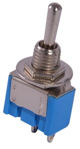 Тумблер MTS-111 (ON)-OFF (без фиксации) 2Пол.*3Конт.