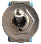 Тумблер MTS-123 (ON)-OFF-(ON) (без фиксации) 3Пол.*3Конт.