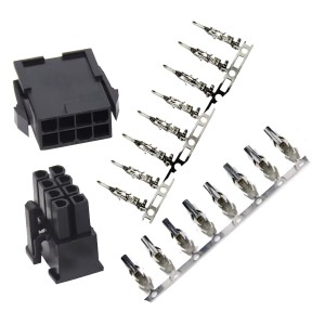 Набор коннекторов Molex мама+папа (4.2мм, 2х4pin)