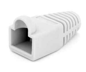 Колпачок для конектора RJ-45 защитный белый, изолирующий