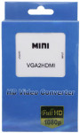 Конвертер VGA to HDMI + audio mini-BOX