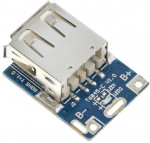 Міні-модуль живлення-зарядки від 18650 з USB-microUSB 1А