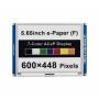 5.65" дисплей семицветный E-Ink e-Paper Module(F) 600x448 от Waveshare