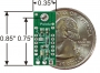 IR датчик відстані Sharp GP2Y0D805Z0F цифровий (0.5-5 см) від Pololu