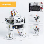 Набір для складання Raspberry Pi Robot Kit (PiSloth) для початківців