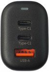 Зарядное устройство PinePower – 65Вт GaN 2C1A PD, PPS и QC 3.0
