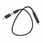 USB кабель Hoco U86 Treasure 6в1 0.28m (черный)