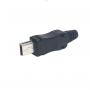 Штекер mini-USB 5pin с корпусом с кабельным вводом