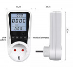 Цифровий вимірювач потужності DDS109L із програмою розрахунку електроенергії, дисплей