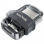 Флеш-накопичувач USB3.0 16GB OTG SanDisk Ultra Dual Black