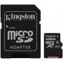 Kingston 128ГБ micSDXC Canvas Select Plus 100R A1 C10 Карта + ADP