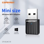 Міні Wi-Fi адаптер 2.4/5GHz CF-811AC 650Mbps