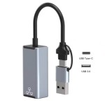 USB3-RJ45 Ethernet 1000Mbps адаптер USB-Type-C