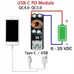 Модуль зарядки QC4.0/PD3.0/VOOC на SW3518 (6-32В)