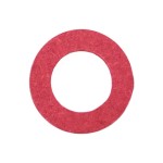 Шайба изолятор для аккумуляторов 18650 (с отверстием, красная) 1шт