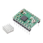 Драйвер шагового двигателя StepStick A4988 с радиатором охлаждения