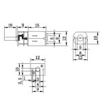 Мікромотор з редуктором 6V 30 RPM