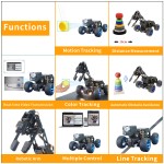 Робоплатформа Adeept PiCar Pro Smart Robot Car Kit 2-in-1 4WD для Raspberry Pi