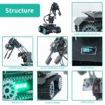 Конструктор Розумний танк Adeept RaspTank Pro для Raspberry Pi 4, 3, 3B+ з відеокамерою