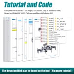 Набір для збирання гексапода Hexapod Spider Robot Kit Arduino, WiFi/IR управління, OLED дисплей