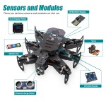 Набір для збирання гексапода Hexapod Spider Robot Kit Arduino, WiFi/IR управління, OLED дисплей