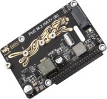 Адаптер PCIe M.2 с PoE для Raspberry Pi 5 с поддержкой NVMe M.2 SSD