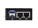Базова плата Mini Dual Gigabit Ethernet для Raspberry Pi CM5 з корпусом та блоком живлення
