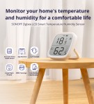 Бездротовий датчик температури та вологості з дисплеєм та ZigBee інтерфейсом SNZB-02D