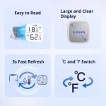 Бездротовий датчик температури та вологості з дисплеєм та ZigBee інтерфейсом SNZB-02D