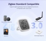Бездротовий датчик температури та вологості з дисплеєм та ZigBee інтерфейсом SNZB-02D