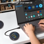 2.1" круглый сенсорный HMI IPS дисплей 480*480 c ESP32-S3 и поворотной ручкой от Elecrow CrowPanel