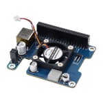 Адаптер PoE HAT (F) для Raspberry Pi 5 / CM 5, 5В 4.5А / 12В 2А поддержка 802.3af/at с изолированным преобразователем питания