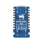 Плата розробки Waveshare RP2350-USB-C на базі Raspberry Pi RP2350A двоядерна з подвійною архітектурою.
