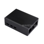 Алюмінієвий ребристий корпус-радіатор із кулером для Raspberry Pi 5 від Waveshare