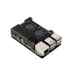 Алюминевый корпус-радиатор с двумя вентиляторами для Raspberry Pi 5 от Waveshare