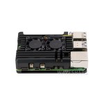 Алюминевый корпус-радиатор с двумя вентиляторами для Raspberry Pi 5 от Waveshare
