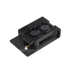 Алюмінієвий корпус-радіатор із двома вентиляторами для Raspberry Pi 5 від Waveshare
