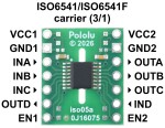 Гальванічний цифровий ізолятор Pololu ISO6541, 4 канали, 3/1 (HIGH за замовчуванням)