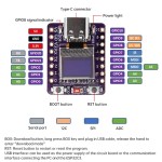 Міні-плата розробника ESP32-C3 BT5.0 OLED 0.42