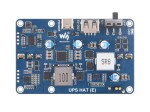 Шилд UPS HAT (E) для Raspberry Pi 3/4/5 використовує 4×21700 Li акумулятори, вихід 5В 6А