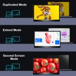13.3" Портативний дисплей CrowVi VF133T IPS HD 1920x1080