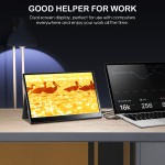 13.3" Портативний дисплей CrowVi VF133T IPS HD 1920x1080