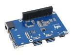 Плата розширення USB 3.2 Gen1 та Gigabit Ethernet для Raspberry Pi