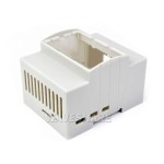 Waveshare ABS корпус для Raspberry Pi 5 для встановлення на DIN рейку