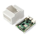Waveshare ABS корпус для Raspberry Pi 5 для встановлення на DIN рейку