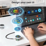 1.28" круглый сенсорный дисплей CrowPanel 240*240 IPS с ESP32-S3 и поворотной ручкой от Elecrow